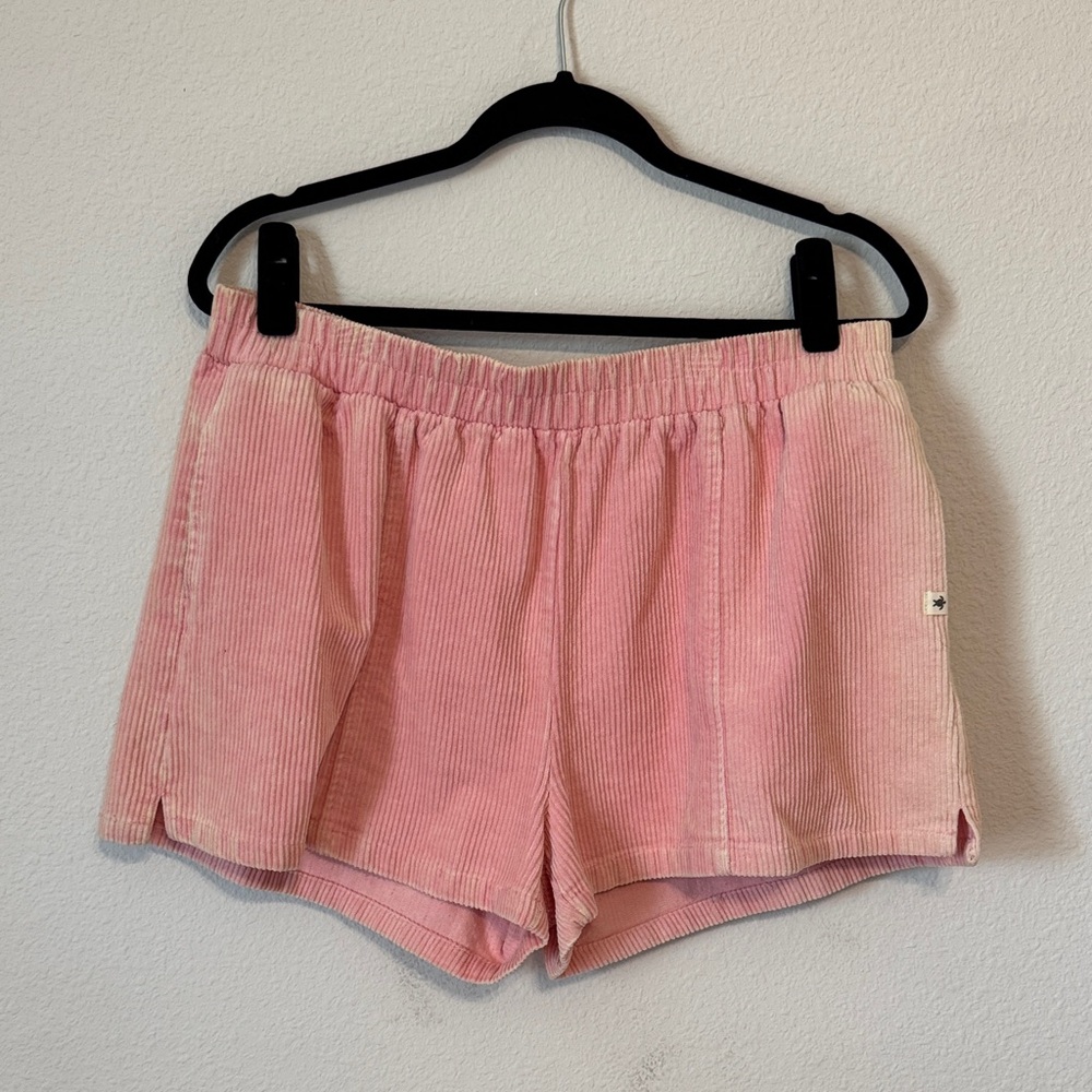 Simply Southern Pink High Waist Corduroy Shorts